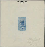 EPA COTE DES SOMALIS - Poste - 102, Timbre Non émis "1921" + Cadre De Points En Bleu (bleu 3 - S. 101), épreuve D'artist - Autres & Non Classés