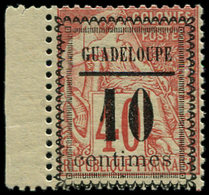 * GUADELOUPE - Poste - 7, Type III (12mm), Très Frais, Bdf: 10 S. 40c. (Maury 7 III C) - Autres & Non Classés