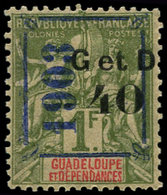 * GUADELOUPE - Poste - 50, Type IH, Très Frais, Signé: 40 S. 1f. (Maury) - Autres & Non Classés