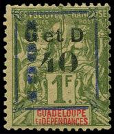 * GUADELOUPE - Poste - 50, Type I I, Très Frais: 40 S. 1f. Olive. (Maury) - Autres & Non Classés