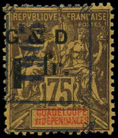 * GUADELOUPE - Poste - 51, Type VIII K, Toujours Avec "abeille Tournée", (case 20 Composition E), Signé (Maury 53) - Autres & Non Classés