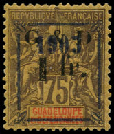 * GUADELOUPE - Poste - 51a, Bel Exemplaire, Signé: 1fr. S. 75c. (Maury 53 XIV A) - Autres & Non Classés