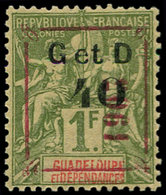 * GUADELOUPE - Poste - 52b, Bel Exemplaire: 40 S. 1f. (Maury 51 I G) - Autres & Non Classés