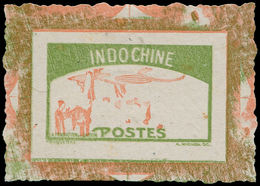 EPA INDOCHINE - Poste - 145, épreuve En Vert Et Orange, Centre Inachevé, Sans Faciale: (1$) Saigon - Autres & Non Classés