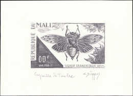 MAQ MALI - Poste - 102, Maquette Au Crayon (100 X 160), Signée Durrens, Annotée "Esquisse De Timbre", Sujet Définitif à  - Mali (1959-...)