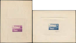 EPA MARTINIQUE - Poste - 189a/90a, 2 épreuves D'artiste, Couleurs Définitives, Poinçon Sans Faciale (1 Signée): Pétain - Autres & Non Classés