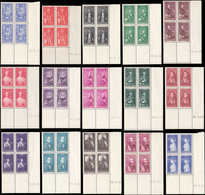 ** MONACO - Poste - 234/48, 15 Blocs De 4 Coins Datés, Complet: Princes Et Princesses - Autres & Non Classés