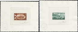 EPA SAINT PIERRE & MIQUELON - Poste - 414 (vert) + 415 (noir) + 416 (brun), Série De 3 épreuves D'artiste Signées Pheulp - Autres & Non Classés