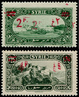 ** SYRIE - Poste - 189a/90a, Double Surcharge (Maury 193/4) - Autres & Non Classés