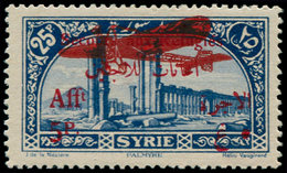 * SYRIE - Poste Aérienne - (37), Non émis "5p. S. 25p. Bleu" (tirage 50), Signé: Réfugiés (Maury 1976 = 37 F) - Autres & Non Classés