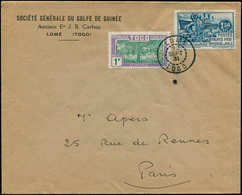 TOGO - Poste - 164 + 156, Sans Nom De La Colonie (Yv. Cameroun 152a), Sur Enveloppe Lomé 22/9/31: Expo 1931 - Autres & Non Classés