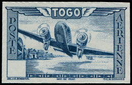 (*) TOGO - Poste Aérienne - (9), Essai En Bleu, Non Dentelé, Sans Valeur Faciale: Avion - Autres & Non Classés