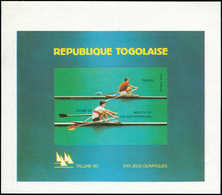 ** TOGO - Blocs Feuillets - 137B, épreuve Sans Impression Or: 750f. Jeux Olympiques De Moscou 1980 - Autres & Non Classés