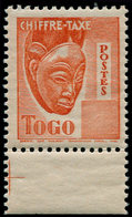 ** TOGO - Taxe - 34a, Sans Indication De La Valeur: (15c) Masque Orange - Autres & Non Classés