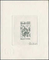 EPA WALLIS & FUTUNA - Poste - 304, épreuve D'artiste En Noir, Signée Quillivic: 92f. Exposition De Bangkok 1983 - Autres & Non Classés