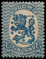 * FINLANDE - Poste - 106A, Non émis 1,50mk. Bleu (ce Timbre A été Tiré à 100 Exemplaires Envoyés à L'UPU) - Autres & Non Classés