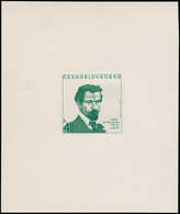 EPA TCHECOSLOVAQUIE - Poste - 1929, épreuve D'artiste Verte, 1er état (sans Fond): 40h. Preisler - Autres & Non Classés
