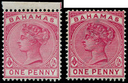 ** BAHAMAS - Poste - 18/18a, Bdf: 1p. Rouge Carmin Et 1p. Rose - Bahamas (1973-...)