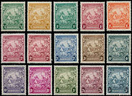 ** BARBADE - Poste - 167/75A + 181/84, Dentelés 13 X 13.5, Complet 15 Valeurs: Britannia (SG 248/56) - Barbades (1966-...)