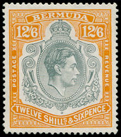 * BERMUDES - Poste - 118B, Dentelé 14: 12/6 George VI (SG 120c) - Bermudes