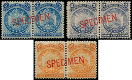 SPE BOLIVIE - Poste - 35/37, 3 Paires, Surcharge Rouge "spécimen" - Bolivie