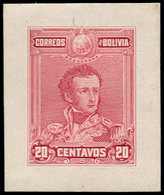 EPA BOLIVIE - Poste - 64, Petite épreuve En Couleur Originale: 20c. Rose - Bolivie