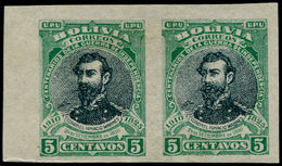 * BOLIVIE - Poste - 87, Paire Non Dentelée: 5c. Warnes - Bolivie