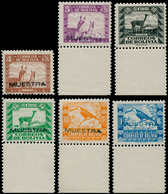 ** BOLIVIE - Poste - 223/26 + 234/5, Surchargés "Muster": Lama, Vigogne, Toucan - Bolivie