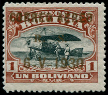 * BOLIVIE - Poste Aérienne - 3F, Zeppelin - Bolivie