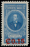 * COSTA RICA - Poste Aérienne - 145A, Non émis "15c. S. 25c. Bleu", (sur Timbre Yvert Pa. 108): A. Esquivel - Costa Rica