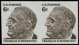 ** ETATS UNIS - Poste - 840A, Paire Non Dentelée: 6c. F.D Roosevelt - Autres & Non Classés