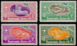 ** GUATEMALA - Poste Aérienne - 179/82, Couleurs Inversées (une Feuille émise): Hôpitaux, Croix-Rouge - Guatemala