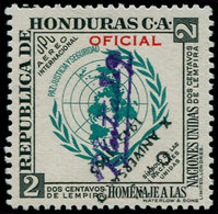 ** HONDURAS - Poste Aérienne - 218, Surcharge Renversée + Signature Du Ministre Des Postes (quelques Pièces Connues) - Honduras