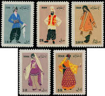 ** IRAN - Poste - 835/39, Complet: Costumes - Iran