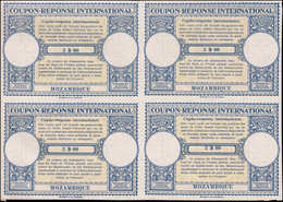 * MOZAMBIQUE - Coupons Réponse - Bloc De 4 Non émis, Provenant De L'album Upu 1947: 3$00 - Mozambique