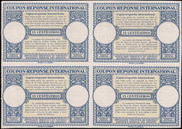 * URUGUAY - Coupons Réponse - République Orientale De L'Uruguay, Bloc De 4 Non émis, L'album Upu 1947: 15 Centésimos. - Uruguay