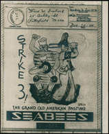 Base-Ball & Cricket - Poste - Usa, V.Mail  30/5/44, Illustré Base-ball, Hitler - Basket-ball