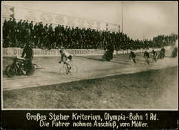 CP Jeux Olympiques - Poste - Allemagne, CP Photo (N): Critérium Cycle, Jeux Olympiques De1936 - Autres & Non Classés