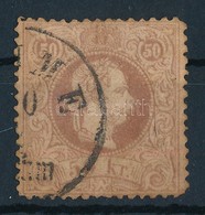 O 1867 Könyvnyomat 50kr, Rózsabarna "(FI)UME / (Na)chm." (Gudlin 80 P) (180.000) - Other & Unclassified