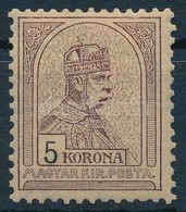 * 1904 Turul 5K Szép Első Falcos Bélyeg (55.000) - Other & Unclassified