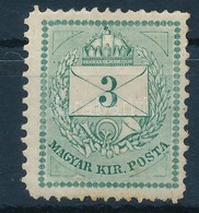 * 1874 3kr 13 : 11 1/2 Fogazással (30.000) - Other & Unclassified