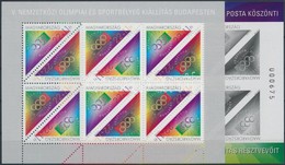 ** 1995 Olympiafila Kisív + Számozott Feketenyomat Kisív (10.000) - Sonstige & Ohne Zuordnung