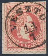 1867 5kr "VÉSZTŐ" (Gudlin 200 Pont) - Otros & Sin Clasificación