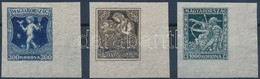 ** 1924 Jótékonyság (I.) ívsarki Vágott Sor (18.000) - Other & Unclassified