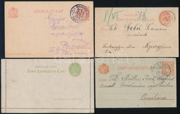 1890-1914 8 Db Magyar Díjjegyes, Közte 3kr Díjjegyes Használatlan Zárt Levelezőlap + Használt 5kr Díjjegyes Zárt Levelez - Autres & Non Classés