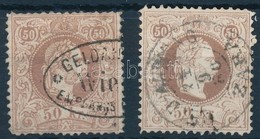 O 1867 Ausztria 2x50kr Változatok - Sonstige & Ohne Zuordnung