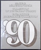 1990 2 Db üres Magyar Bélyegkincstár Fekete és Szürke Színben - Other & Unclassified