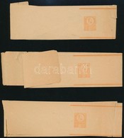 1872 3 Db Címszalag, Az Egyik Szakadt (12.000) - Autres & Non Classés