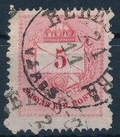 O 1874 Nagy Méretűre Fogazott 5kr - Other & Unclassified