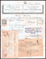 1891 Díjjegyes Levelezőlap és Feladóvevény "POZSONY" - "SZENT-GYÖRGY" Okmánybélyeges Számlán - Other & Unclassified